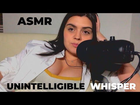 ASMR Unintelligible Whisper
