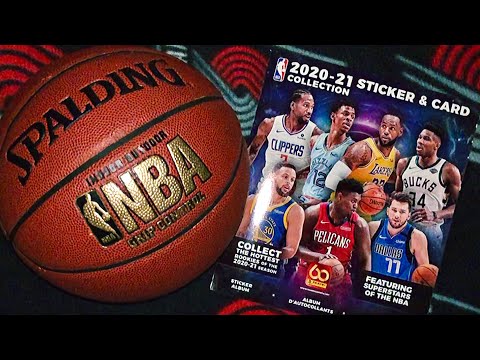 NBA Sticker & Card Opening ( ASMR w/ magazine page turning )