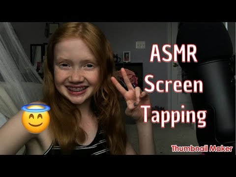 ASMR~ Screen Tapping ( look in description )