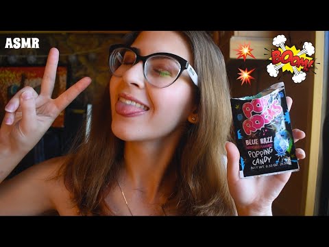 ASMR | 💥 Pop Rocks Explosion 💥 | Candy Eating Sounds, Mouth Sounds, Popping and Crunchy Sounds