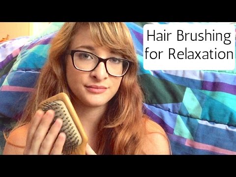 ASMR Relaxing Hair Brushing Ear to Ear