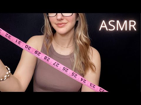 ASMR Measuring You Soft Spoken Roleplay (Up Close Personal Attention) 🖤