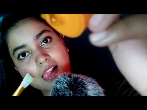ASMR Fast Spit Painting on Your Face with Skincare