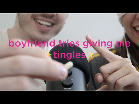 My boyfriend tries to give me ASMR (guess the sound)