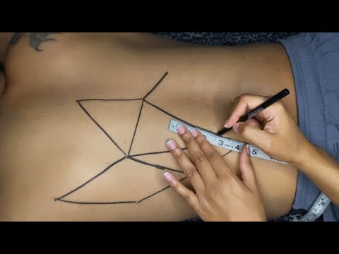 ASMR | Real Person | Back Tracing | Back Scratching | Mapping | Measuring | Layered & Rain Sounds ☔️