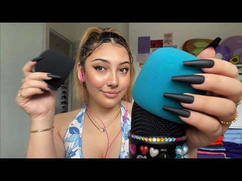 ASMR Mic triggers! 💗 ~mic pumping, swirling, tapping, scratching~ | Whispered