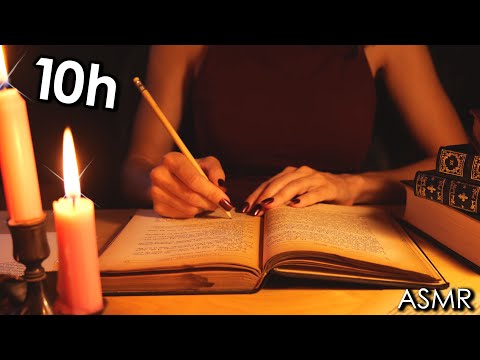 [ASMR] Satisfying Pencil Writing & Page Turning 😴 Study, Work, Relax, Sleep - 4k (No Talking)
