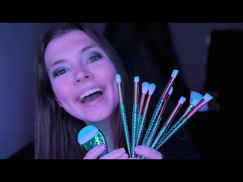 ASMR New Makeup Brushes on the Mic