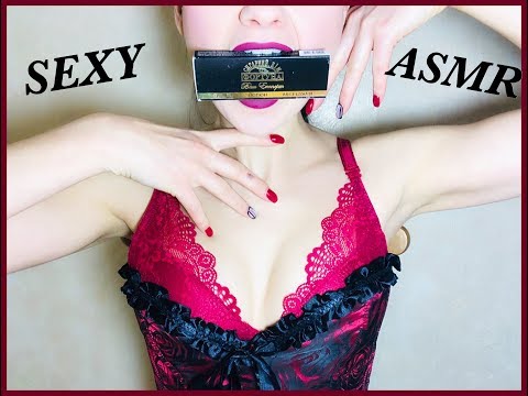 Sexy ASMR Lighting matches. Playing with matches in corset)