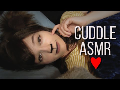 ASMR 🐻 I'm Your Teddy Bear! Fall Asleep Together Roleplay + Rain Sounds