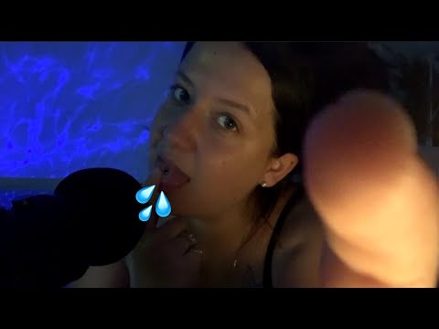 ASMR SPIT PAINTING YOU FAST 💦 ( je te maquille avec ma salive 🤤)