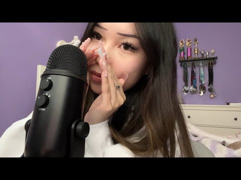 ★ trigger words + hand movements [asmr whispering, mouth sounds]