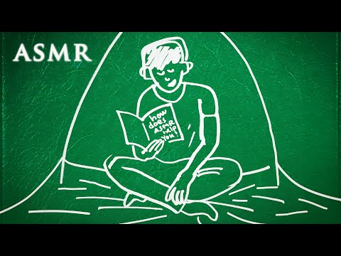 ASMR 1hr Inside Camping Tent Ramble #2 | Gentle Rain Sounds