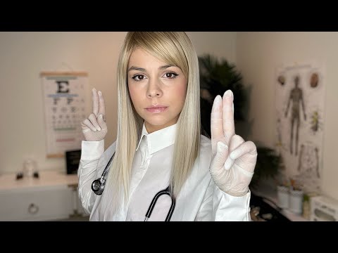 ASMR REALISTIC Cranial Nerve Exam (Personal Attention) Ridiculously Detailed Doctor Role-play
