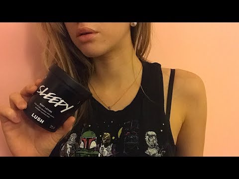 *TINGLY* beauty haul/whisper/mouth sounds/tapping (asmr)