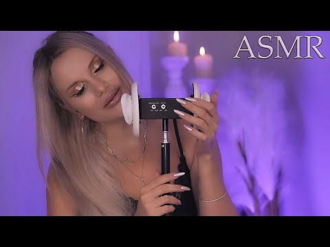 3 H ASMR 💕 Soft Whispering "Shh It's OK, Relax",Slow Ear Attention, Ambience Sound for Deep Sleep 😴✨