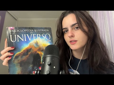 ASMR LENDO SOBRE O UNIVERSO parte 2