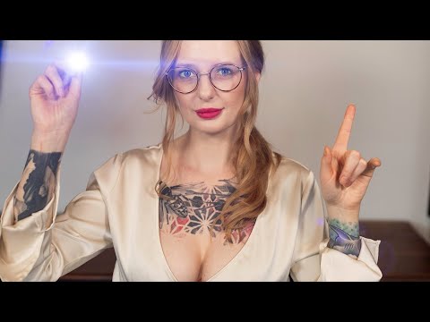 ASMR the most relaxing cranial nerve exam - doctor’s checkup medical roleplay