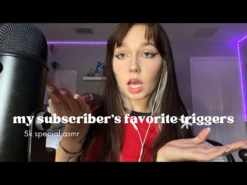 my subscriber’s favorite triggers (focus on me, lip gloss pumping and more)