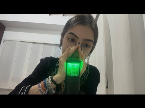 ASMR// echo mouth sounds (layered sounds & little talking)