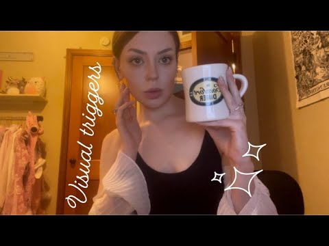 Asmr hangout! visual triggers, fun rambles, face tapping, mouth sounds, tingly triggers 4 U~