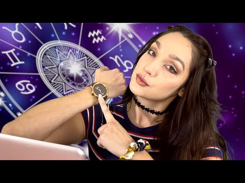 ASMR - Zodiac Sign Facts with Gentle Whispering and Hand Movements