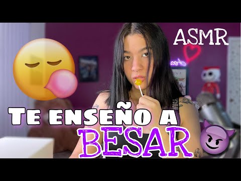 ASMR prima te enseña a BESAR 🔥#asmrespañol #roleplay