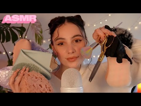 ASMR TRIGGER TEST 💆🏻‍♀️ find out your favourite Trigger 🫵🏼 Scratching, Tapping, Brushing …