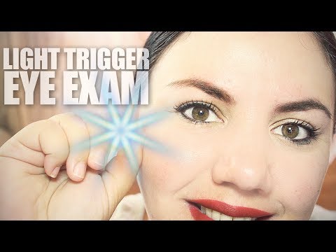 ASMR Doctor | Eye Exam Role Play | Light Triggers (With Keyboard Sounds)