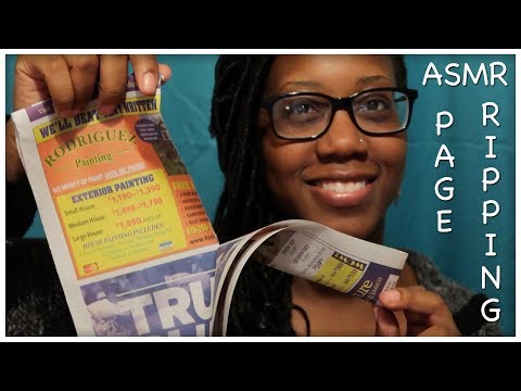 ASMR | PAPER RIPPING ,TEARING, and CRUMBLING