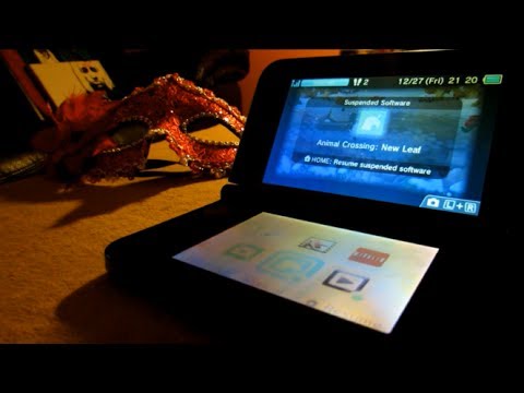 ASMR. Playing Animal Crossing: New Leaf 3DS (Binaural Whisper & Tapping)