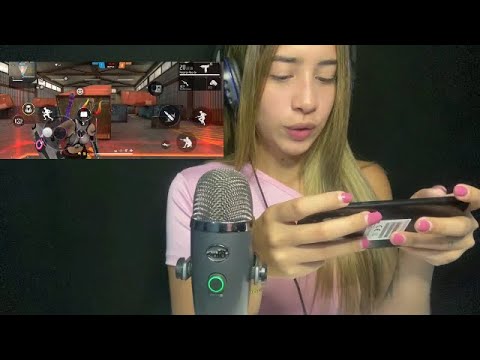 ASMR BLUE YETI - RELAJATE MIENTRAS JUEGO FREE FIRE + MOUTH SOUNDS