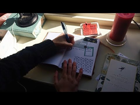 Christian ASMR | Journalling |  Unintelligible Whispers, Tapping, Relaxation