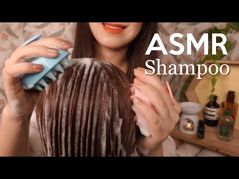 ASMR Relaxing Shampoo and Hair brushing 🚿｜NO TALKING