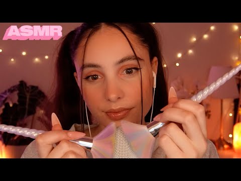 ASMR Mic Brushing 🎙 with & without Cover 💗🍥 No Talking (after intro)