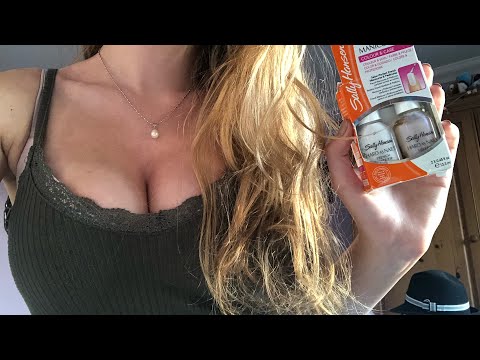 ASMR Fast Tapping on Nail Products