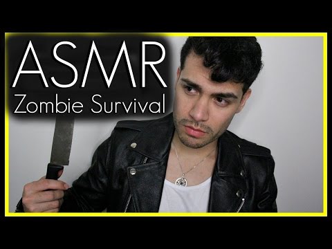 ASMR - Zombie Apocalypse Role Play (Male Whisper, Walking Dead, Close Up Attention, Care)