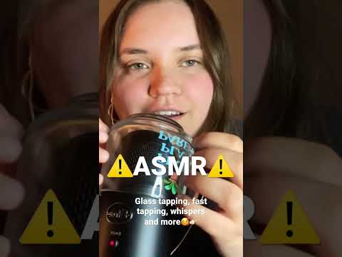 GLASS TAPPING ASMR⚠️👉🏻