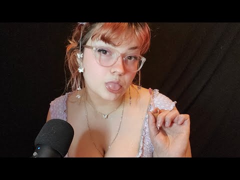 ASMR Inaudible Whispers and Lipgloss Mouth Sounds