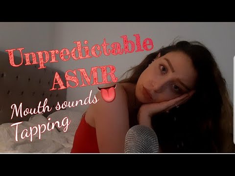 UNPREDICTABLE ASMR ~ FAST MOUTH SOUNDS👅, TAPPING, BOOK PAGES📖
