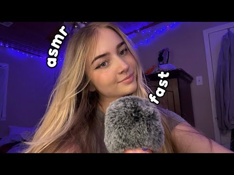 ASMR Dry Mouth Sounds and Hand Movements! (fast and aggressive)