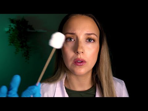 ASMR Professional Medical Exam | various tests and exams on your face with tools