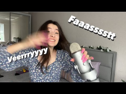 Asmr 15+ Minutes fast triggers ( Tapping, Scratching fasst Triggers, not aggresive ) No talking 💤