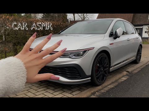 ASMR | CAR TAPPING in my VW GTI CLUBSPORT💥