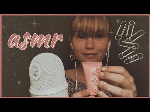 ASMR | Tapping with Paper Clip Nails (Swedish)