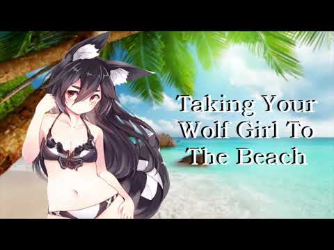 Taking Your Wolf Girlfriend On A Beach Walk