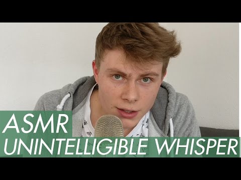 ASMR - Unintelligible/Inaudible Whispering