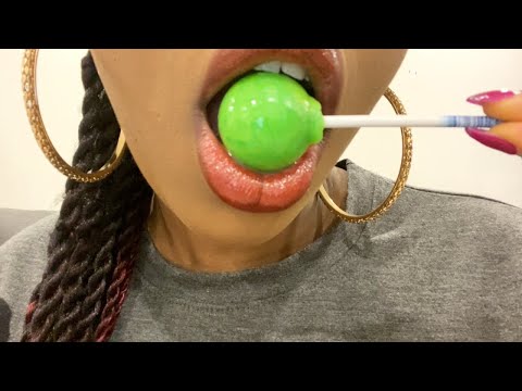 ASMR Lollipop Eating Sounds.............  (extreme relaxation guaranteed)