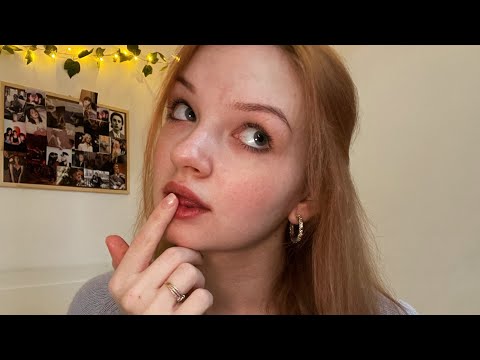 асмр рисую на тебе слюнкой | звуки рта | неразборчивый шёпот | asmr mouth sounds