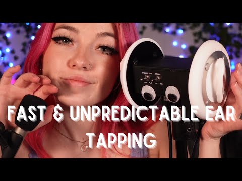 Fast Unpredictable Ear Tapping ASMR